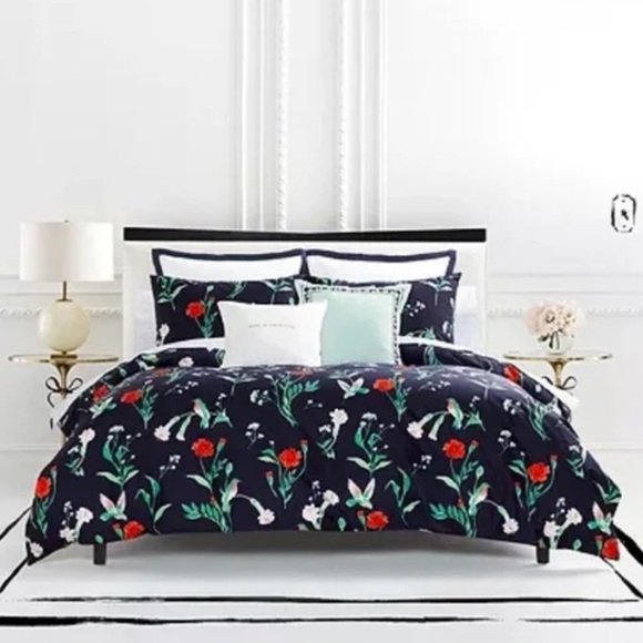KATE SPADE ♠️ new york Hummingbird Duvet Cover Sets,Queen/King!!NEW - Picture 2 of 7